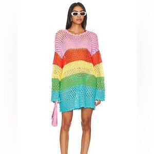 Show Me Your MuMu Paula Pullover in Bright Stripe
